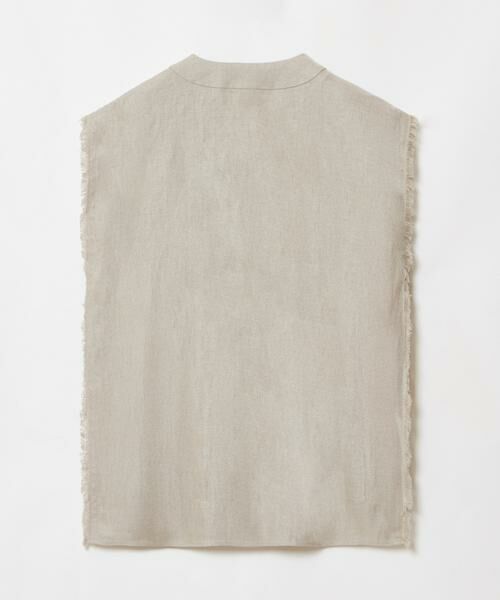 HOUSE OF LOTUS / ハウス オブ ロータス ベスト | リネンオックスフリンジジレ | 詳細11