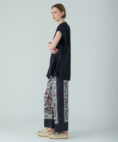 HOUSE OF LOTUS / ハウス オブ ロータス ベスト | リネンオックスフリンジジレ | 詳細6