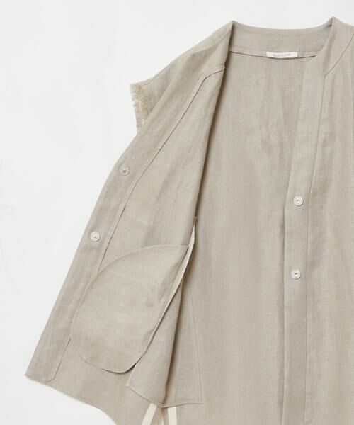 HOUSE OF LOTUS / ハウス オブ ロータス ベスト | リネンオックスフリンジジレ | 詳細9