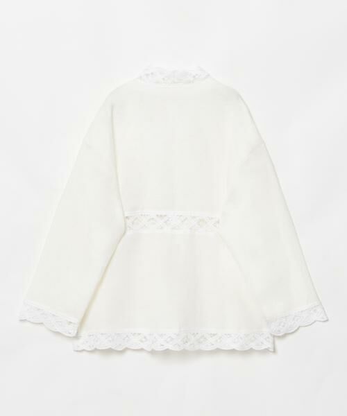 HOUSE OF LOTUS / ハウス オブ ロータス その他アウター | リネンコットンブレンドレースジャケット | 詳細10