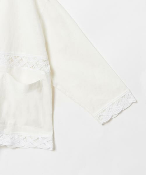 HOUSE OF LOTUS / ハウス オブ ロータス その他アウター | リネンコットンブレンドレースジャケット | 詳細9