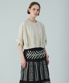 HOUSE OF LOTUS / ハウス オブ ロータス その他アウター | コットンリネンブレンドクロップドジャケット