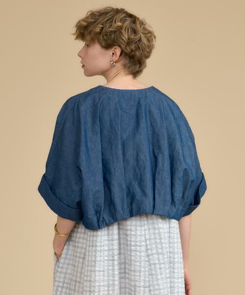 美品！AP STUDIO リネンプレイドジャケット 24SS 美品 AP STUDIO Newリネンプレイドジャケット - メルカリ