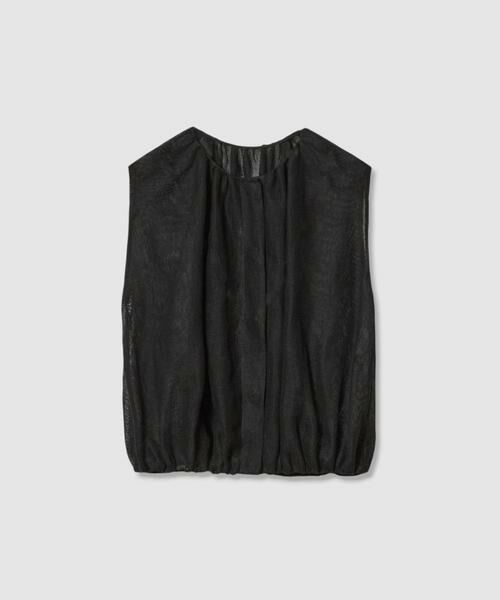 HOUSE OF LOTUS / ハウス オブ ロータス ベスト | リネンカラミギャザージレ | 詳細14