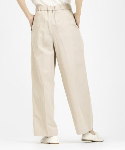HOUSE OF LOTUS / ハウス オブ ロータス パンツ | コットンリネンレイヤードタックパンツ | 詳細3