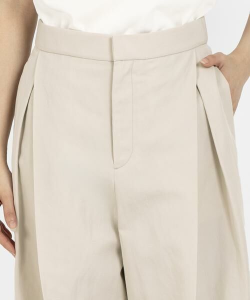 HOUSE OF LOTUS / ハウス オブ ロータス パンツ | コットンリネンレイヤードタックパンツ | 詳細4