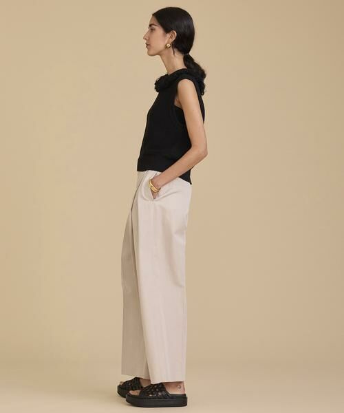 HOUSE OF LOTUS / ハウス オブ ロータス パンツ | コットンリネンレイヤードタックパンツ | 詳細8