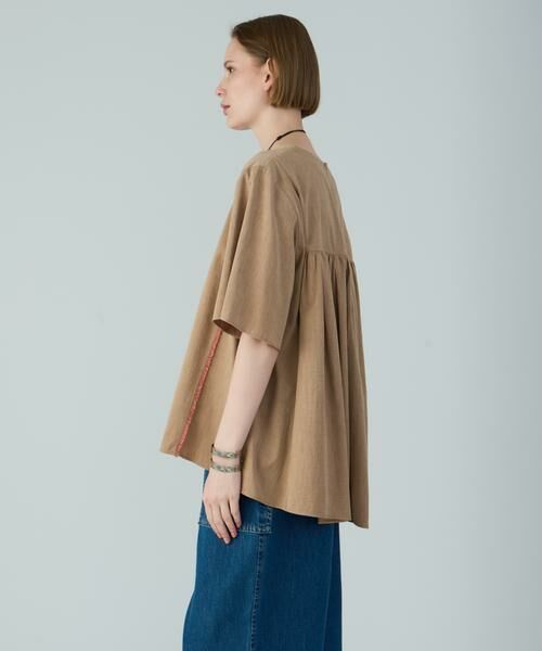 HOUSE OF LOTUS / ハウス オブ ロータス シャツ・ブラウス | シャドウボーダーフリンジブラウス | 詳細1