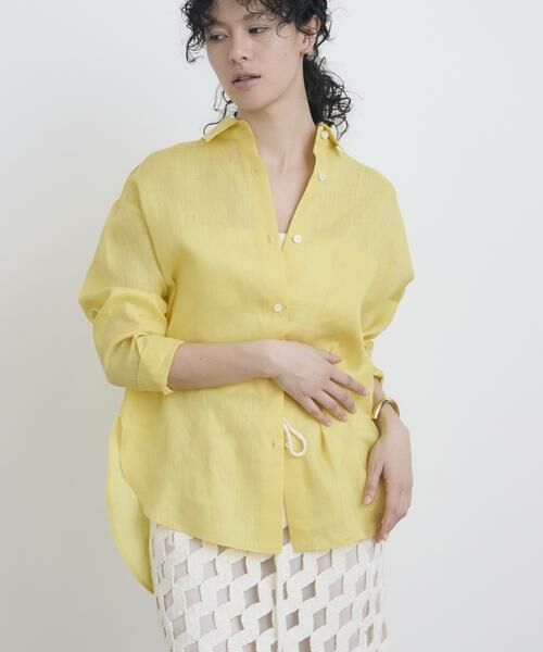 HOUSE OF LOTUS/ハウス オブ ロータス リネンシャツ イエロー 2 HOUSE OF LOTUS/ハウス オブ ロータス リネンシャツ イエロー 2