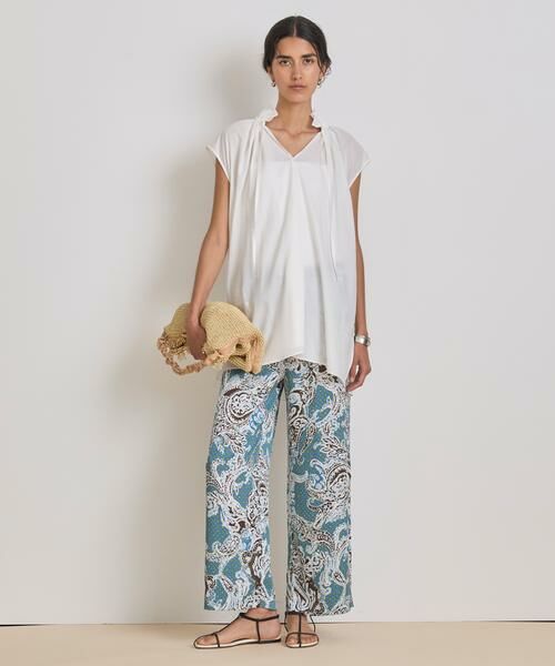 HOUSE OF LOTUS / ハウス オブ ロータス シャツ・ブラウス | ドレープローンギャザーノースリーブブラウス | 詳細3