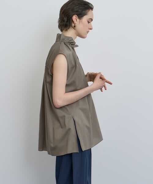HOUSE OF LOTUS / ハウス オブ ロータス シャツ・ブラウス | ドレープローンギャザーノースリーブブラウス | 詳細7