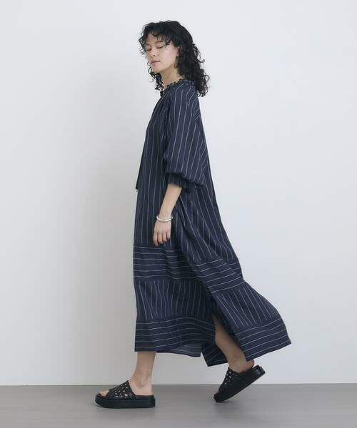 HOUSE OF LOTUS / ハウス オブ ロータス ワンピース | ストライプブロッキングワンピース | 詳細5