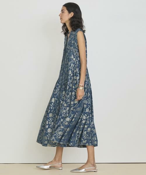 HOUSE OF LOTUS / ハウス オブ ロータス ワンピース | ハクプリントスタンドカラーワンピース | 詳細2