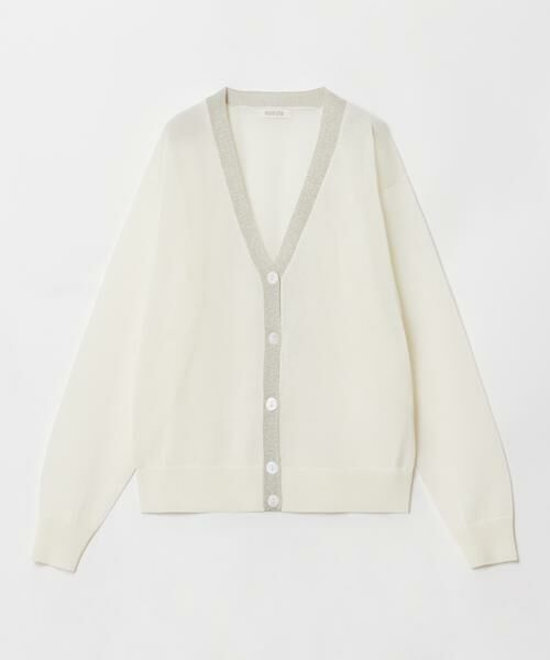 HOUSE OF LOTUS / ハウス オブ ロータス カーディガン・ボレロ | シアーVネックカーディガン | 詳細1