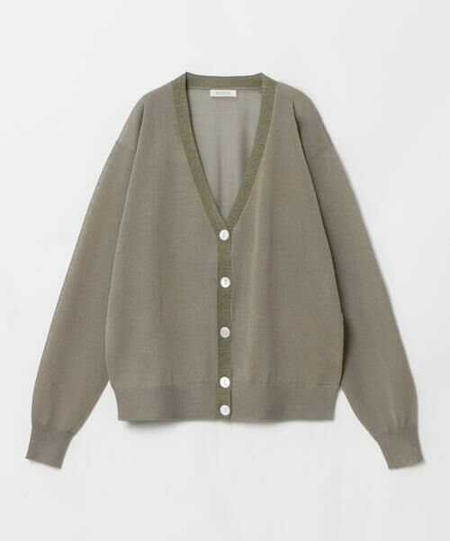 HOUSE OF LOTUS / ハウス オブ ロータス カーディガン・ボレロ | シアーVネックカーディガン | 詳細2