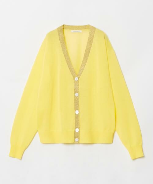 HOUSE OF LOTUS / ハウス オブ ロータス カーディガン・ボレロ | シアーVネックカーディガン | 詳細3