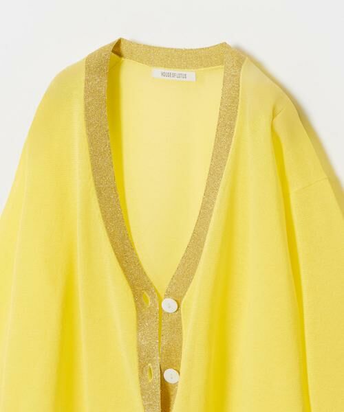 HOUSE OF LOTUS / ハウス オブ ロータス カーディガン・ボレロ | シアーVネックカーディガン | 詳細13