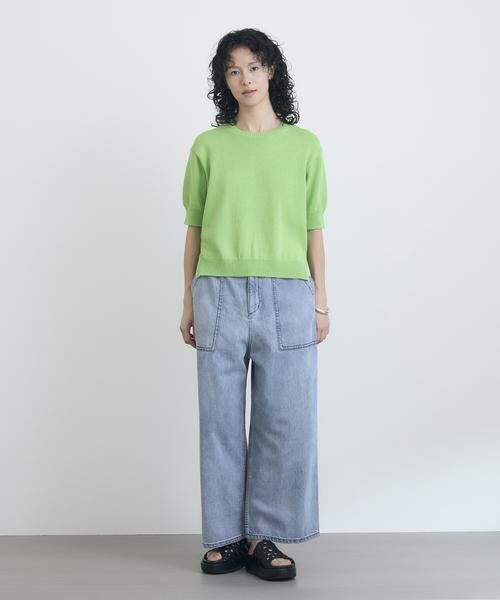 HOUSE OF LOTUS / ハウス オブ ロータス ニット・セーター | クリアコットンクループルオーバー | 詳細11