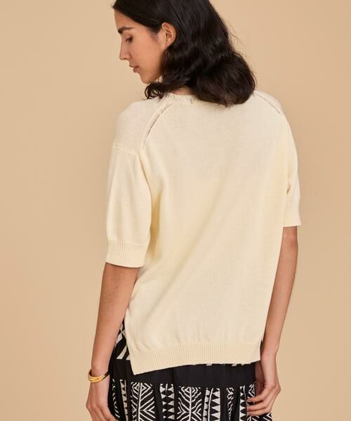 HOUSE OF LOTUS / ハウス オブ ロータス ニット・セーター | クリアコットンクループルオーバー | 詳細4