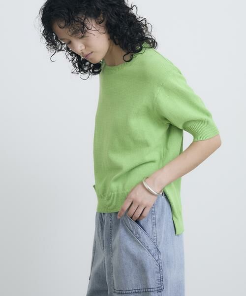 HOUSE OF LOTUS / ハウス オブ ロータス ニット・セーター | クリアコットンクループルオーバー | 詳細9