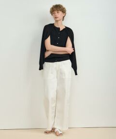 HOUSE OF LOTUS / ハウス オブ ロータス カーディガン・ボレロ | コットンアセテートブレンド2WAYカーディガン