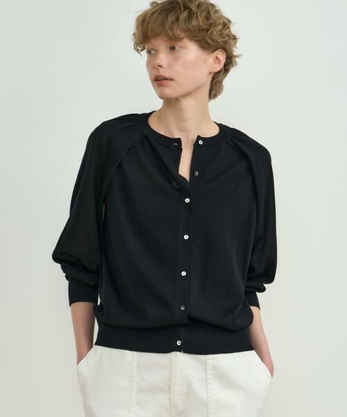 HOUSE OF LOTUS / ハウス オブ ロータス カーディガン・ボレロ | コットンアセテートブレンド2WAYカーディガン | 詳細12