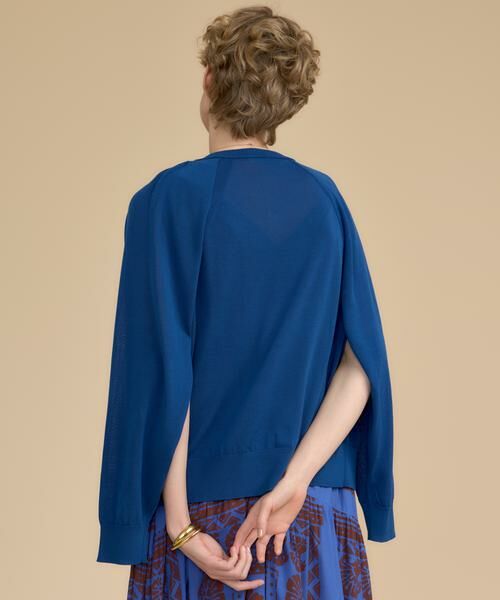 HOUSE OF LOTUS / ハウス オブ ロータス カーディガン・ボレロ | コットンアセテートブレンド2WAYカーディガン | 詳細8