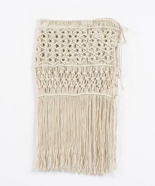 HOUSE OF LOTUS/ハウス オブ ロータス ハンドクロシェットスカート ベージュ F HOUSE OF LOTUS/ハウス オブ ロータス ハンドクロシェットスカート ベージュ F