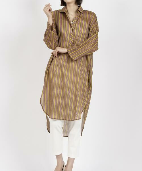 HOUSE OF LOTUS / ハウス オブ ロータス シャツ・ブラウス | ストライプブラウス | 詳細1