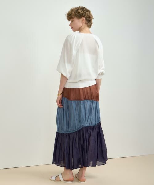 HOUSE OF LOTUS / ハウス オブ ロータス スカート | ラミーブロッキングティアードスカート | 詳細2