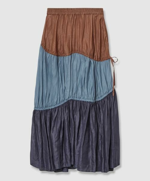 HOUSE OF LOTUS / ハウス オブ ロータス スカート | ラミーブロッキングティアードスカート | 詳細6