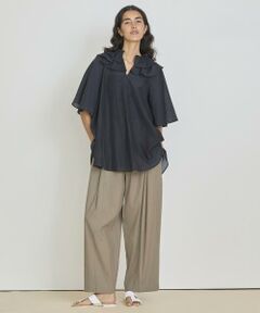 HOUSE OF LOTUS / ハウス オブ ロータス パンツ | バイオリネンストレッチサイドタックパンツ