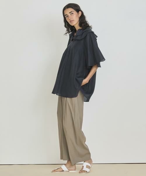 HOUSE OF LOTUS / ハウス オブ ロータス パンツ | バイオリネンストレッチサイドタックパンツ | 詳細4