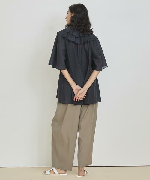 HOUSE OF LOTUS / ハウス オブ ロータス パンツ | バイオリネンストレッチサイドタックパンツ | 詳細5