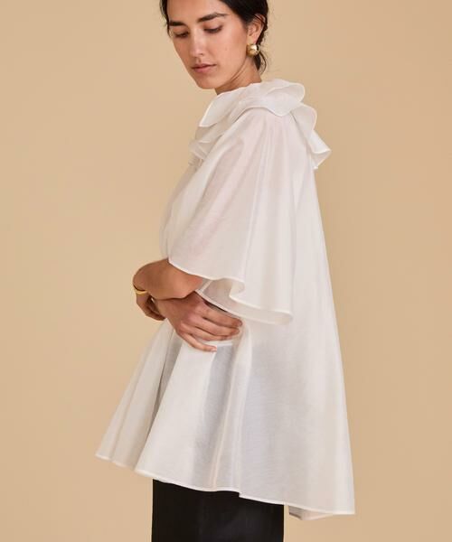 HOUSE OF LOTUS / ハウス オブ ロータス シャツ・ブラウス | ダブルラッフルカラーブラウス | 詳細1