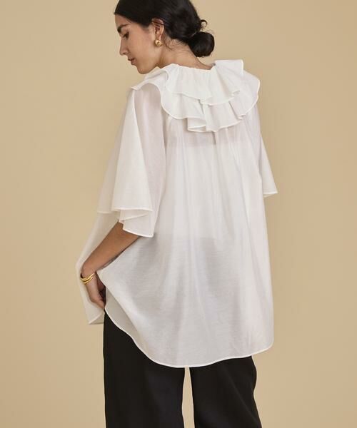 HOUSE OF LOTUS / ハウス オブ ロータス シャツ・ブラウス | ダブルラッフルカラーブラウス | 詳細2