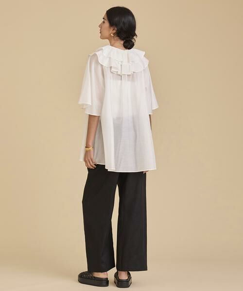 HOUSE OF LOTUS / ハウス オブ ロータス シャツ・ブラウス | ダブルラッフルカラーブラウス | 詳細4