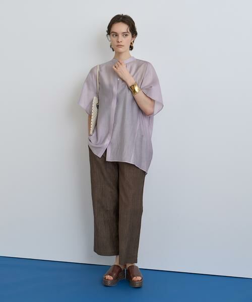 HOUSE OF LOTUS / ハウス オブ ロータス シャツ・ブラウス | シャイニーローンブラウス | 詳細11