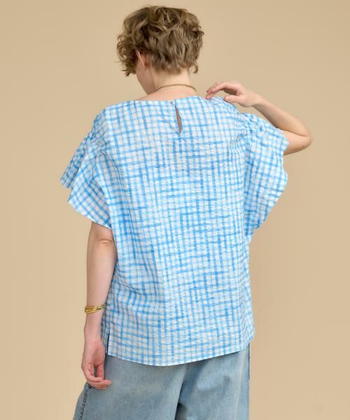 HOUSE OF LOTUS / ハウス オブ ロータス シャツ・ブラウス | サッカーギンガムチェックブラウス | 詳細2