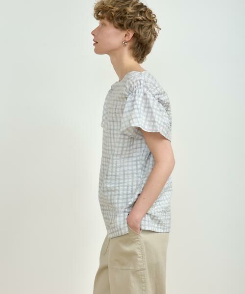 HOUSE OF LOTUS / ハウス オブ ロータス シャツ・ブラウス | サッカーギンガムチェックブラウス | 詳細8