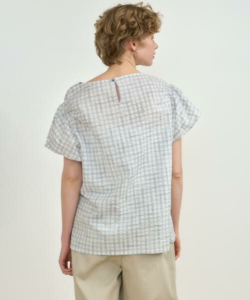 HOUSE OF LOTUS / ハウス オブ ロータス シャツ・ブラウス | サッカーギンガムチェックブラウス | 詳細9