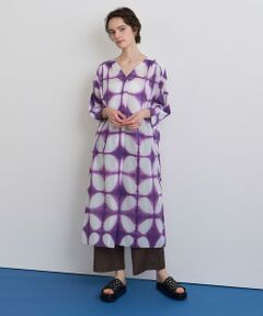 HOUSE OF LOTUS / ハウス オブ ロータス ワンピース | クランプダイカフタンワンピース