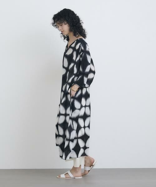 HOUSE OF LOTUS / ハウス オブ ロータス ワンピース | クランプダイカフタンワンピース | 詳細13