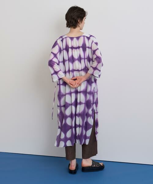 HOUSE OF LOTUS / ハウス オブ ロータス ワンピース | クランプダイカフタンワンピース | 詳細9