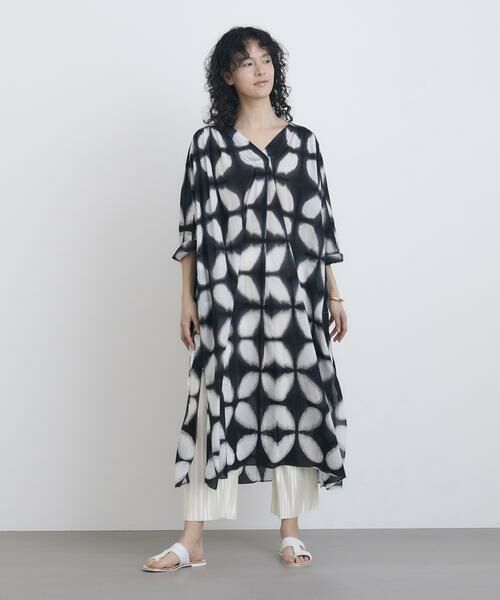 HOUSE OF LOTUS / ハウス オブ ロータス ワンピース | クランプダイカフタンワンピース | 詳細12