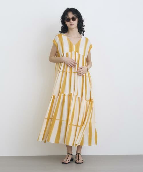 HOUSE OF LOTUS / ハウス オブ ロータス ワンピース | クランプダイティアードワンピース | 詳細1