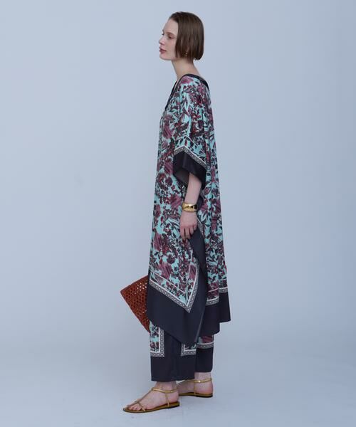 HOUSE OF LOTUS / ハウス オブ ロータス ワンピース | ハワイアンパネルプリントカフタン | 詳細6