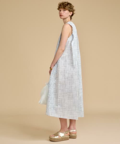 HOUSE OF LOTUS / ハウス オブ ロータス ワンピース | サッカーギンガムチェックワンピース | 詳細6