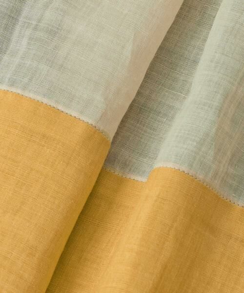 HOUSE OF LOTUS / ハウス オブ ロータス ワンピース | マルチカラーリネンブロッキングワンピース | 詳細18