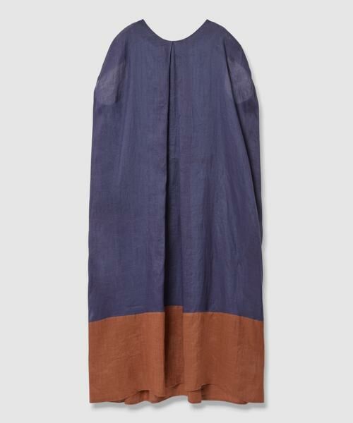 HOUSE OF LOTUS / ハウス オブ ロータス ワンピース | マルチカラーリネンブロッキングワンピース | 詳細10